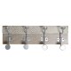 Vggmonterad rockhngare DKD Home Decor 46 x 15 x 10 cm Metall V