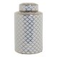 Vas DKD Home Decor 18 x 18 x 30,5 cm Porslin Gyllene Vit