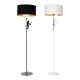 Golvlampa DKD Home Decor 8424001827312 44 x 44 x 166 cm Svart Gy