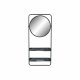 Vggspegel DKD Home Decor Svart 55 x 20 x 120 cm