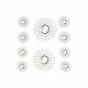 Vggspegel DKD Home Decor Polypropen (PP) (2 pcs) (5 pcs)