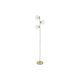 Golvlampa DKD Home Decor 35 x 25 x 167 cm Glas Gyllene Metall Tr