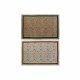 Matta DKD Home Decor 160 x 230 x 0,4 cm Polyester Vit Ikat Boho