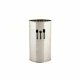 Bestickkorg DKD Home Decor Silvrig Rostfritt stl 10 x 10 x 18 c