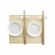 Sushiset DKD Home Decor Bambu Plast Stengods Vit Naturell Orient