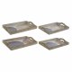 Bricka DKD Home Decor 40,6 x 30 x 6 cm Beige Bl Tr MDF (2 anta