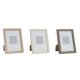Fotoram DKD Home Decor Naturell Beige Tr Mrkbrun Boho (18 x 2