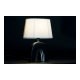 Bordslampa DKD Home Decor Keramik Svart Polyester (20 x 20 x 31