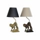 Bordslampa DKD Home Decor 32,5 x 30 x 60 cm Svart Beige Gyllene