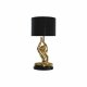 Bordslampa DKD Home Decor Svart Gyllene Polyester Harts Apa (25