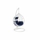 Hngande trdgrdsftlj DKD Home Decor Marinbl Vit Aluminium s