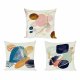 Kudde DKD Home Decor Plast Bl Grn Multicolour Rosa Rektangulr
