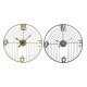 Vggklocka DKD Home Decor Svart Gyllene Metall Modern 45 x 3 x 4