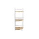 Badrumshyllor DKD Home Decor Bambu Aluminium Rostfri krommetall