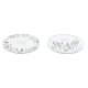 Lykta DKD Home Decor Glas Multicolour Fjril (10 x 10 x 1 cm) (2