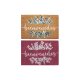 Drrmatta DKD Home Decor Gr Rosa Brun Gummi Vit 2 antal Kokosfi