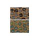 Drrmatta DKD Home Decor Svart Gr Brun Gummi Mint 2 antal Kokos