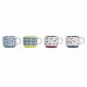 Set med kaffekoppar DKD Home Decor Gul Bl Multicolour Turkos R