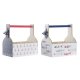 Flaskstll DKD Home Decor Multicolour Tr MDF 27 x 16,5 x 25,5 c
