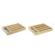 Besticks-sortering DKD Home Decor Bambu Kolonial Afrikan 25,5 x