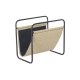 Tidningsstll DKD Home Decor 39 x 26 x 36 cm Naturell Svart Meta