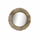 Vggspegel DKD Home Decor Glas Naturell Jute (52 x 3 x 52 cm)