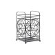 Bestickhllare DKD Home Decor Svart Metall Geometrisk 12 x 12 x