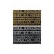 Drrmatta DKD Home Decor Silvrig Gyllene Gummi 2 antal Urban (75