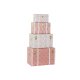 Koffertset DKD Home Decor Polyuretan Tr MDF (60 x 35 x 41 cm)