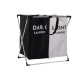 Tvttkorg DKD Home Decor Hopfllbar Double Metall Polyester (63