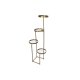 Hyllor DKD Home Decor 4 Hyllor Speglar Metall Koppar (43 x 35 x