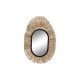 Vggspegel DKD Home Decor Svart Naturell Bali 63 x 1,5 x 92 cm