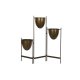 Kruka DKD Home Decor Svart Metall Koppar Vintage (35 x 26,5 x 10
