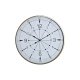 Vggklocka DKD Home Decor Glas Gyllene Metall Vit Kompass (60 x