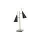 Bordslampa DKD Home Decor Svart Gyllene Metall 25 W 220 V 38 x 1