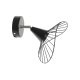 Vgglampa DKD Home Decor Svart Metall 50 W 220 V Urban 21 x 22 x