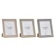 Fotoram DKD Home Decor Glas Tr MDF (26 x 2 x 31 cm) (3 antal)