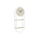 Vggklocka DKD Home Decor Naturell Metall MDF Vit (25,5 x 11,5 x