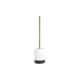 Toalettborste DKD Home Decor Vit Svart Harts Rostfritt stl Marm