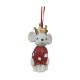 Julgranskula DKD Home Decor Harts djur (4,5 x 4 x 7 cm) (6 antal