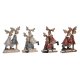 Julgranskula DKD Home Decor Harts Ren (13 x 6 x 18 cm) (4 antal)
