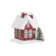 Miniatyrhus DKD Home Decor Vit Rd 17 x 16,5 x 17 cm (2 antal)