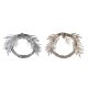 Julkrans DKD Home Decor Metall Polyester (50 x 6 x 40 cm) (2 ant