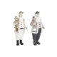 Julgranskula DKD Home Decor Harts Tomte (12 x 9 x 27 cm) (2 anta