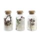 Belysning dekoration DKD Home Decor Jul Naturell (6 x 6 x 14 cm)