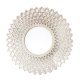 Vggspegel DKD Home Decor Glas Vit Tr MDF Avskalad (90 x 2,5 x