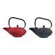 Tekanna DKD Home Decor Rd Svart Gjutjrn (1000 ml) (2 antal)