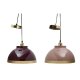 Taklampa DKD Home Decor 33 x 33 x 24 cm Rosa Metall Lila 50 W (2