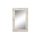 Vggspegel DKD Home Decor Naturell Vit Mangotr (76,5 x 3 x 122