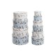 Set med stapelbara frvaringsldor DKD Home Decor Papp Urban 37,